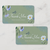 Hartelijk dank visitekaartje (Voorkant / Achterkant)