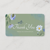 Hartelijk dank visitekaartje (Achterkant)