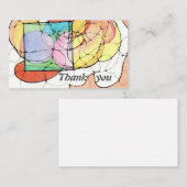 Hartelijk dank visitekaartje (Voorkant / Achterkant)