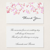 Hartelijk dank visitekaartje (Voorkant /achterkant)