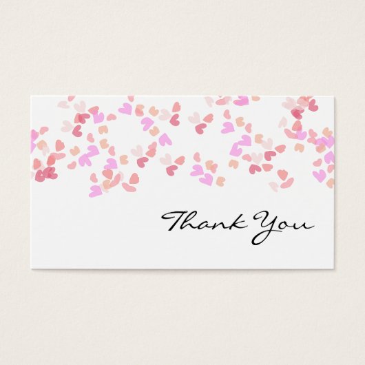 Hartelijk dank visitekaartje (Voorkant)