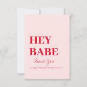 Hartelijk dank, Visitekaartje bestellen Bedankkaart (Voorkant)