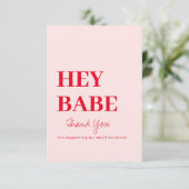 Hartelijk dank, Visitekaartje bestellen Bedankkaart (Staand voorkant)