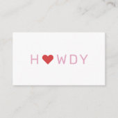 Hartelijk dank Visitekaartje Informatiekaartje (Voorkant)