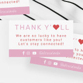 Hartelijk dank Visitekaartje Informatiekaartje