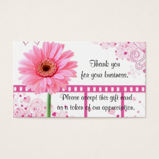 Hartelijk dank visitekaartjes