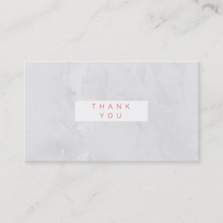 Hartelijk dank, Visitekaartjes 100 pack