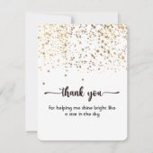 Hartelijk dank, vlakke Kaart, geluid en eenvoudig Bedankkaart (Voorkant)