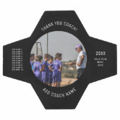 Hartelijk dank, Voetbal coach aangepaste teamfoto' (Enkel)