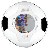 Hartelijk dank, Voetbal coach aangepaste teamfoto' (Gedraaid)