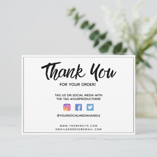 Hartelijk dank voor aangepaste media invoegen (Staand voorkant)