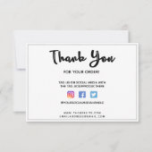 Hartelijk dank voor aangepaste media invoegen (Voorkant)