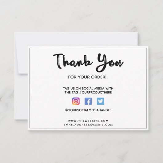 Hartelijk dank voor aangepaste media invoegen (Voorkant)