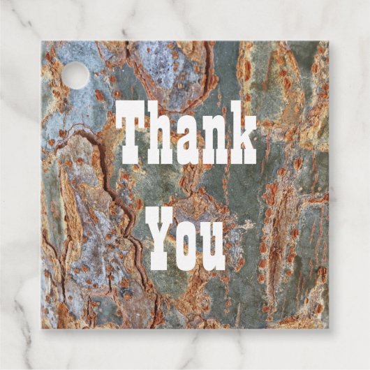 Hartelijk dank voor Abstracte waardering voor bijt Bedankjes Labels (Voorkant)