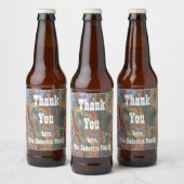Hartelijk dank voor Abstracte waardering voor bijt Bier Etiket (Flessen)