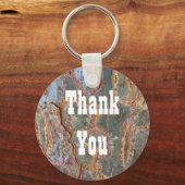 Hartelijk dank voor Abstracte waardering voor bijt Sleutelhanger (Voorkant)