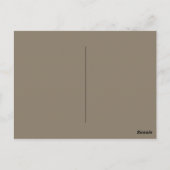 Hartelijk dank voor alles wat u doet roze rode gou briefkaart (Achterkant)