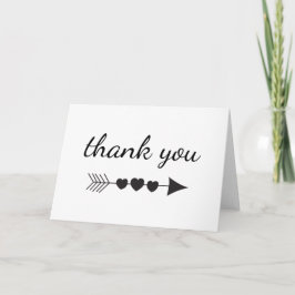 Hartelijk dank voor Arrow Hearts Kaart