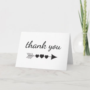 Hartelijk dank voor Arrow Hearts Kaart