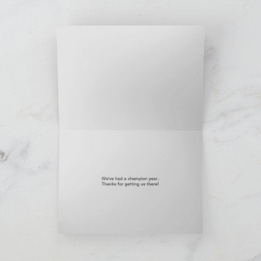 Hartelijk dank voor Baseball Coach Bedankkaart (Binnen)