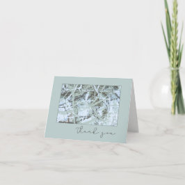 Hartelijk dank voor Bleke groene Abstracte kunst Bedankkaart