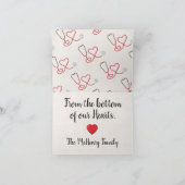 Hartelijk dank voor briefkaart (Binnen)