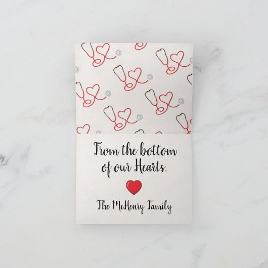 Hartelijk dank voor briefkaart (Binnen)