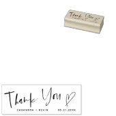 Hartelijk dank voor Casual scriptweduwen Rubberstempel (Gestempeld)