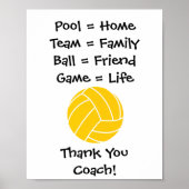 Hartelijk dank voor Coach Wall Art Poster (Voorkant)