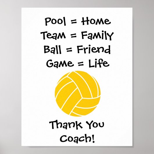 Hartelijk dank voor Coach Wall Art Poster (Voorkant)
