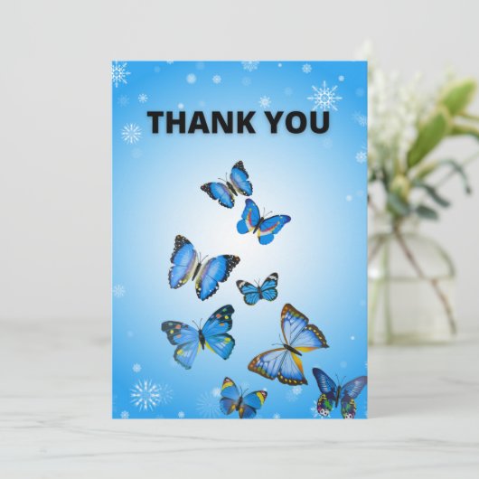 Hartelijk dank voor creditcards/Kaarten na verzend Kaart (Staand voorkant)