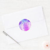 Hartelijk dank voor de 16e Bridal Holographic 3D D Ronde Sticker (Envelop)
