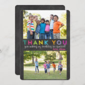 Hartelijk dank voor de aangepaste meervoudige foto bedankkaart (Voorkant / Achterkant)