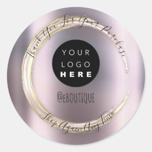 Hartelijk dank voor de aankoop van Boutique Online Ronde Sticker