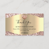 Hartelijk dank voor de aankoop van de Logo Diamon Visitekaartje (Voorkant)