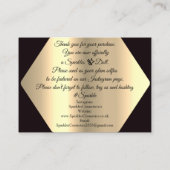 Hartelijk dank voor de aankoop van Gold Custom Log Visitekaartje (Achterkant)