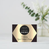 Hartelijk dank voor de aankoop van Gold Custom Log Visitekaartje (Staand voorkant)