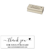 Hartelijk dank voor de aankoop van kleine bedrijve rubberstempel (Gestempeld)