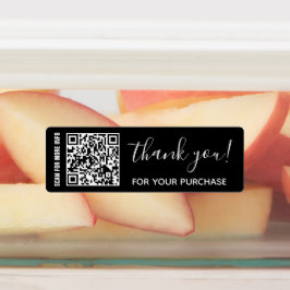 Hartelijk dank voor de aankoop van zwarte, persoon labels