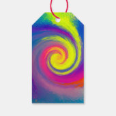 Hartelijk dank voor de Abstracte wervelkolom van G Cadeaulabel (Achterkant)