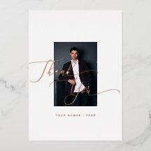 Hartelijk dank voor de Afstuderen elegante kalligr