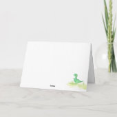 Hartelijk dank voor de Baby shower Cute Dinosaur-k Kaart (Achterkant)
