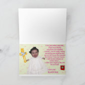 Hartelijk dank voor de Baptism-cadeaus Bedankkaart (Binnen)