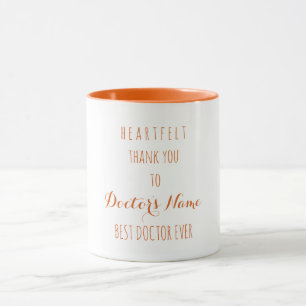 Hartelijk dank voor de beste dokter ooit mok