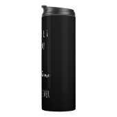 Hartelijk dank voor de beste dokter ooit zwart Whi Thermosbeker (Geroteerd rechts)