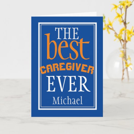 Hartelijk dank voor de beste Kaart voor de Zorgver (Gele Bloem)