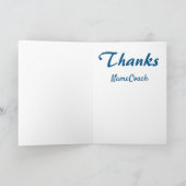 Hartelijk dank voor de beste schaatscoach kaart (Binnen)