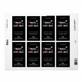 Hartelijk dank voor de bestelwagen | Gemaakt van l Etiket (Full Sheet)