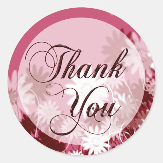 Hartelijk dank voor de bevestiging van de envelop ronde sticker (Voorkant)