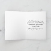 Hartelijk dank voor de bevestiging van sponsor Gla Bedankkaart (Binnen)